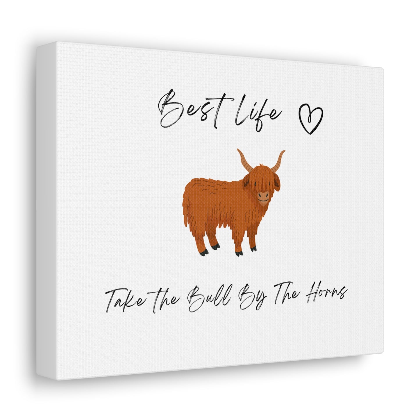 Take The Bull By the Horns - Art - Canvas Gallery Wraps