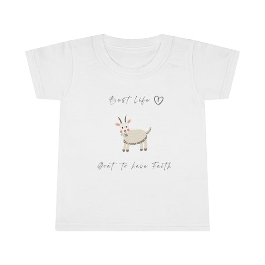 Best Life - Goat - Toddler T-shirt